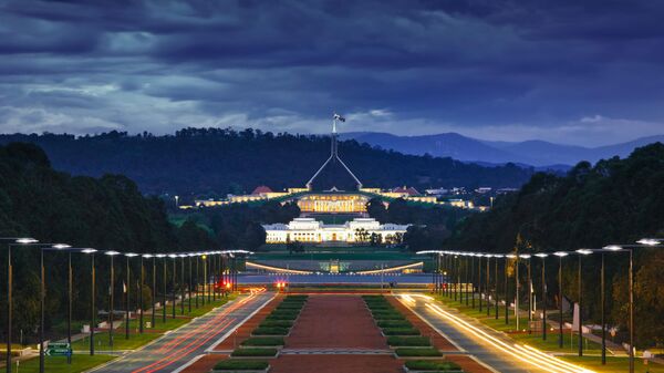 Vista del edificio del Parlamento de Australia - Sputnik Mundo