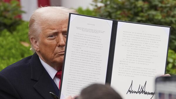 Donald Trump, presidente de EEUU - Sputnik Mundo