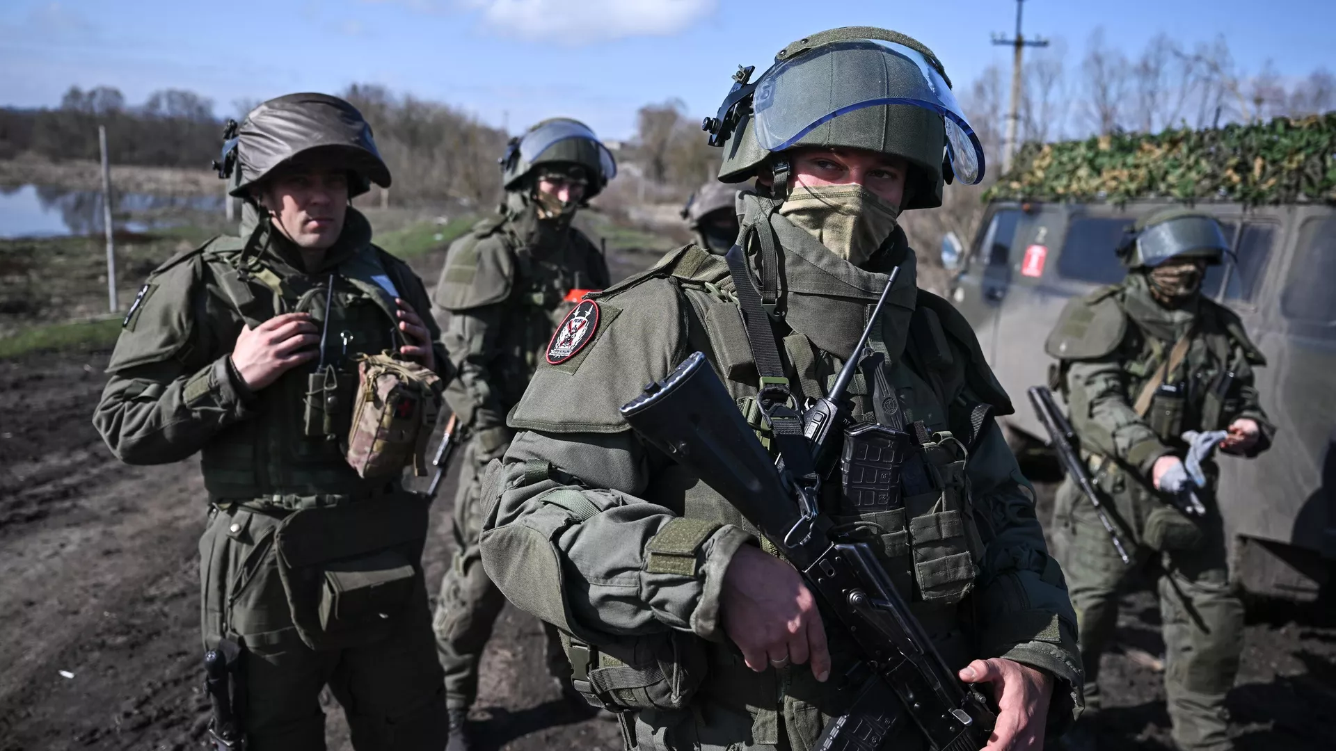 Soldados rusos en la región de Kursk  - Sputnik Mundo, 1920, 16.04.2025