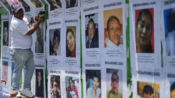 México ha implementado diversas estrategias para disminuir las desapariciones de personas. - Sputnik Mundo
