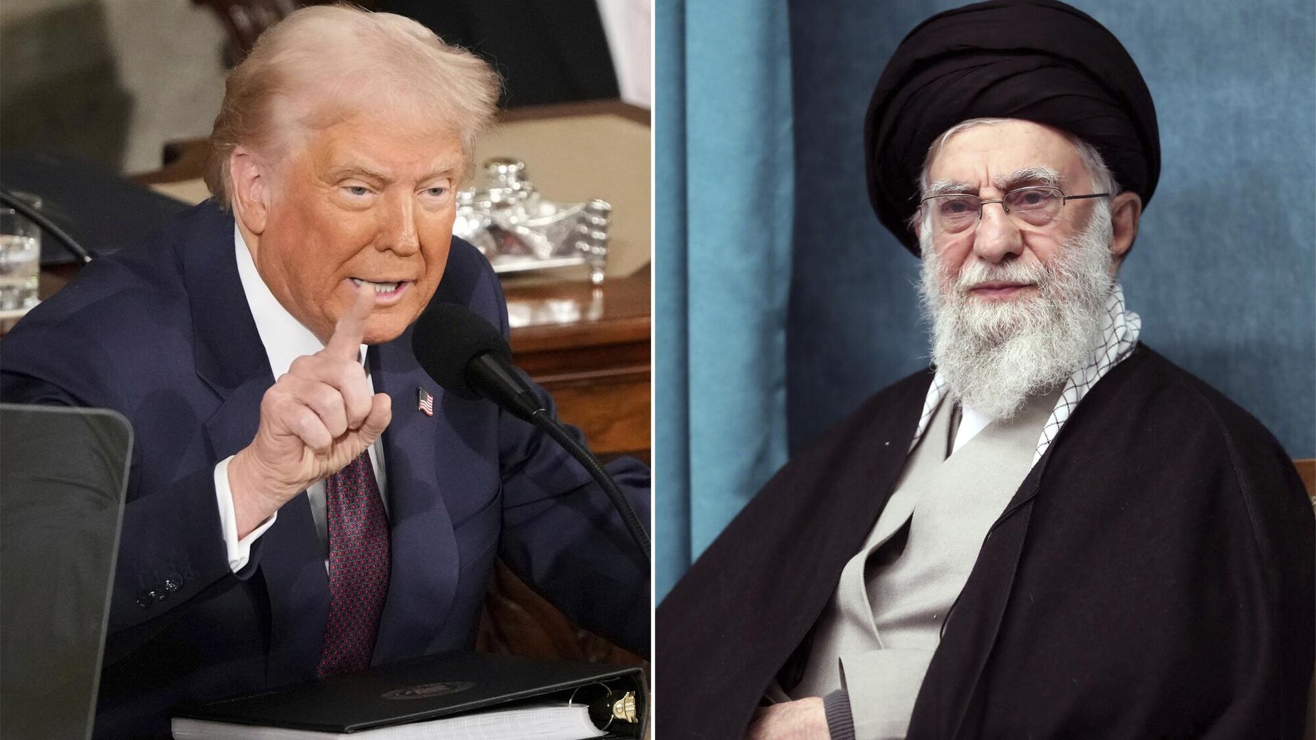El presidente de EEUU, Donald Trump, y el líder supremo de Irán, el ayatolá Alí Jameneí. El presidente de EEUU, Donald Trump, y el líder supremo de Irán, el ayatolá Alí Jameneí. - Sputnik Mundo, 1920, 07.04.2025