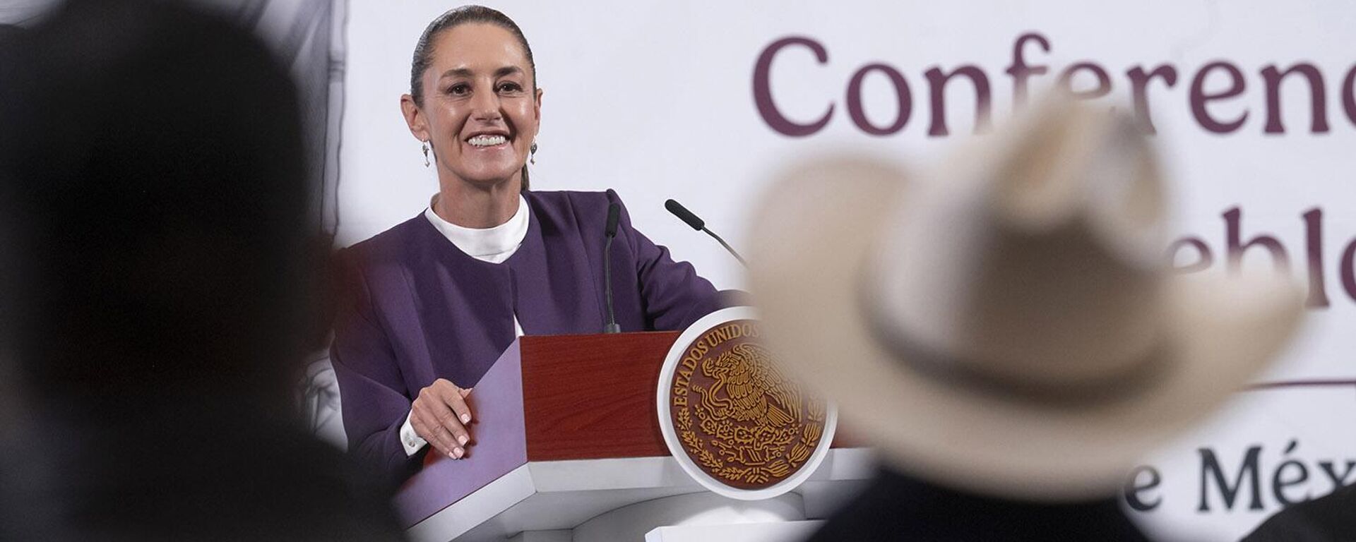 La presidenta de México, Claudia Sheinbaum. - Sputnik Mundo, 1920, 07.04.2025