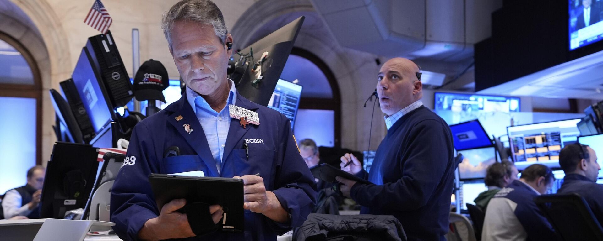 Los mercados de valores en Wall Street han tenido diversas reacciones por los aranceles. - Sputnik Mundo, 1920, 07.04.2025