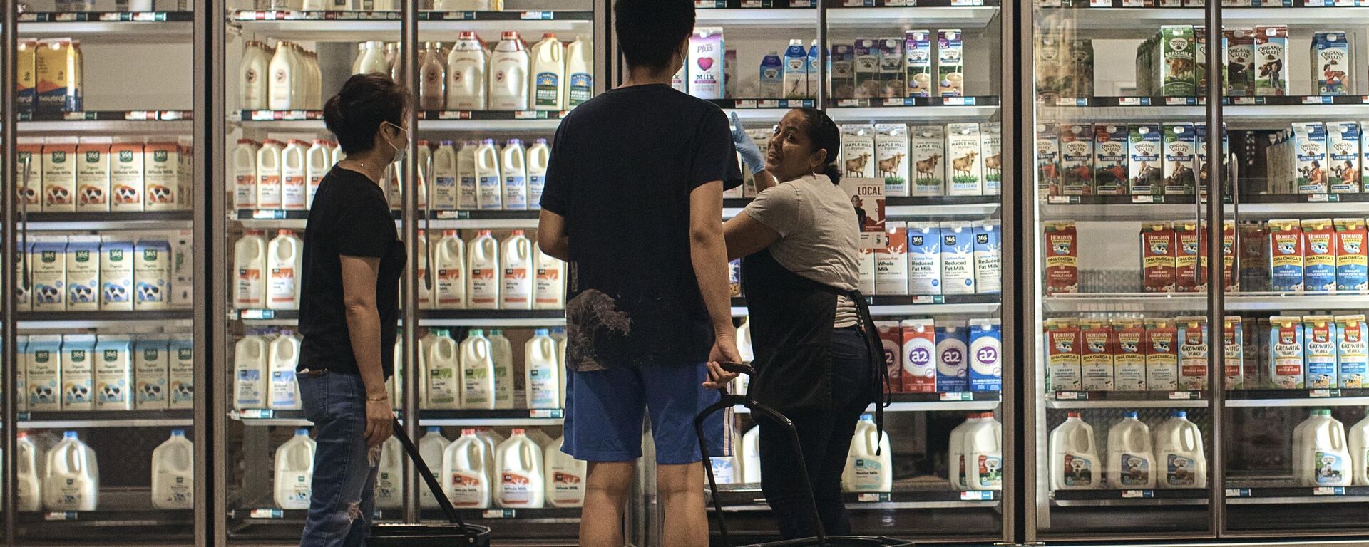 Un supermercado en Manhattan, Nueva York, EEUU (imagen referencial) - Sputnik Mundo, 1920, 08.04.2025