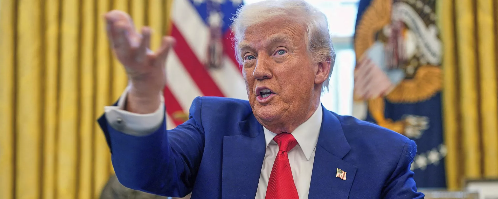 El presidente de Estados Unidos, Donald Trump.  - Sputnik Mundo, 1920, 09.04.2025
