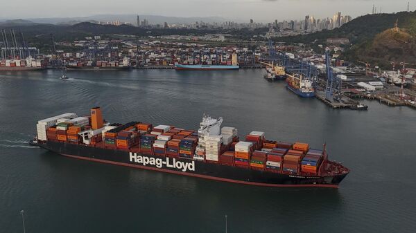 Vista aérea del Canal de Panamá - Sputnik Mundo