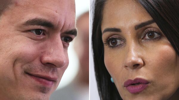 Daniel Noboa y Luisa González - Sputnik Mundo