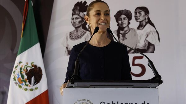 La presidenta de México, Claudia Sheinbaum. - Sputnik Mundo