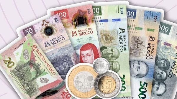 El peso mexicano tuvo un mejor resultado el 16 de abril. - Sputnik Mundo