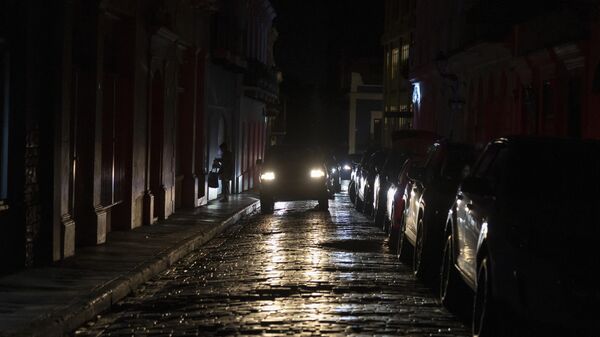 El apagón en las calles de San Juan, Puerto Rico - Sputnik Mundo