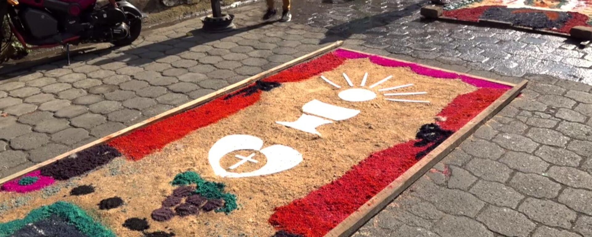 Alfombras pasionarias en Nicaragua - Sputnik Mundo, 1920, 20.04.2025