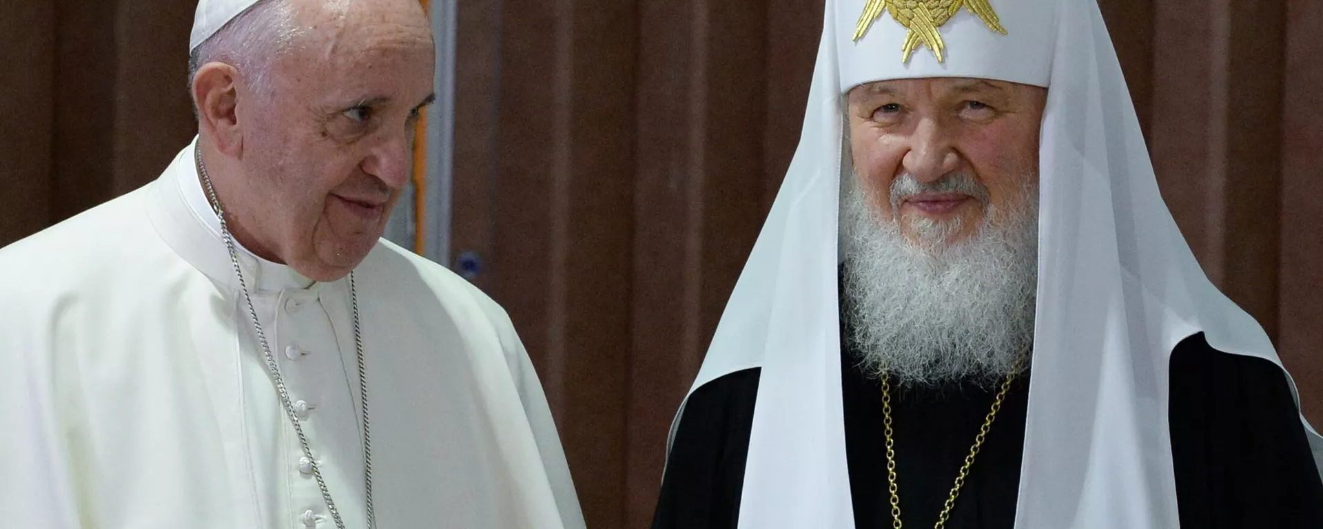 El papa Francisco y el patriarca Kiril - Sputnik Mundo, 1920, 07.05.2025