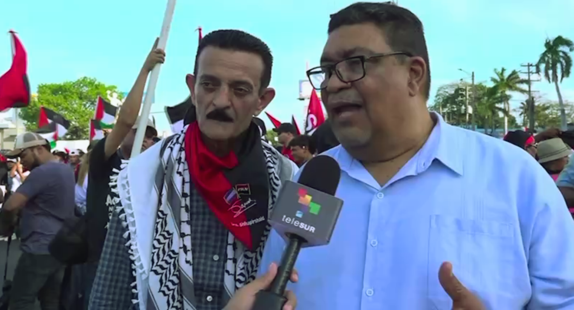 En la manifestación de Nicaragua a favor de Palestina se congregaron distintos sectores y actores como el canciller Valdrack Jaentschke. En la manifestación de Nicaragua a favor de Palestina se congregaron distintos sectores y actores como el canciller Valdrack Jaentschke. - Sputnik Mundo, 1920, 23.04.2025