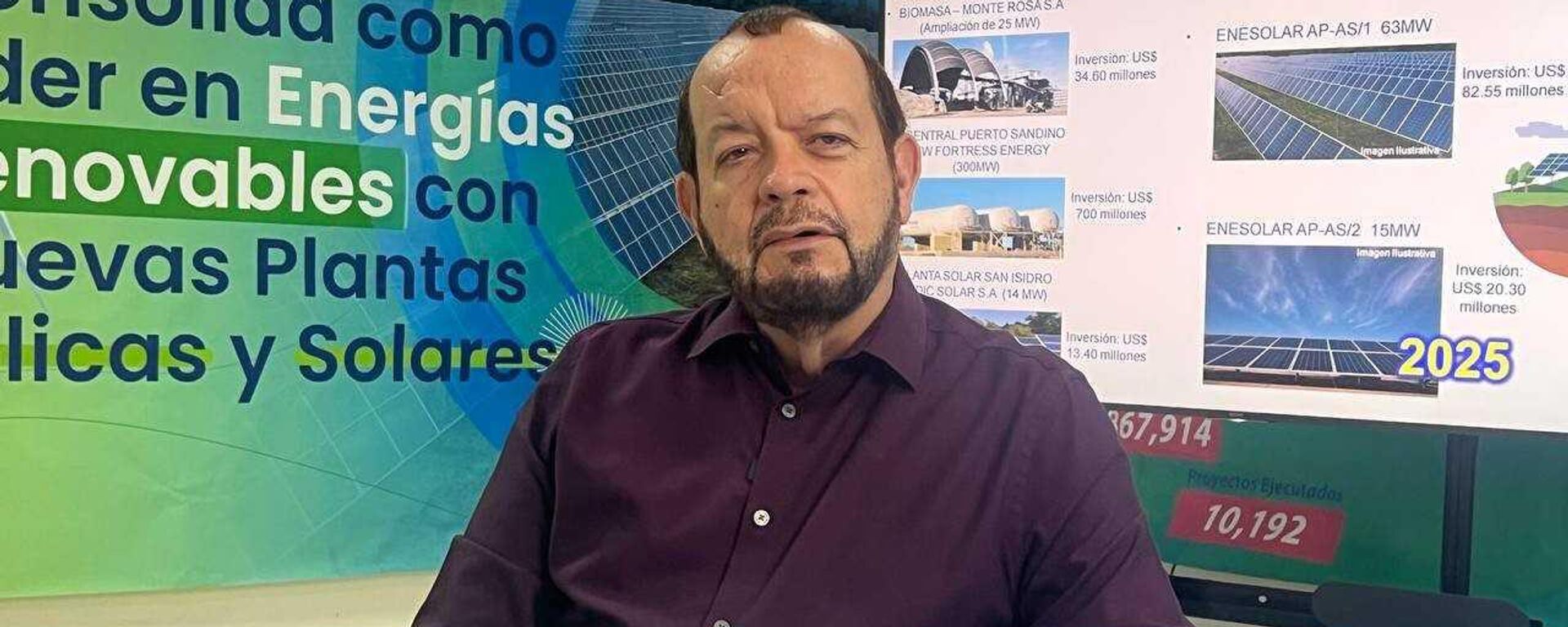  Salvador Mansell, presidente de la Empresa Nacional de Transmisión Eléctrica (Enatrel). - Sputnik Mundo, 1920, 02.05.2025
