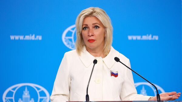 María Zajárova, portavoz de la Cancillería de Rusia  - Sputnik Mundo