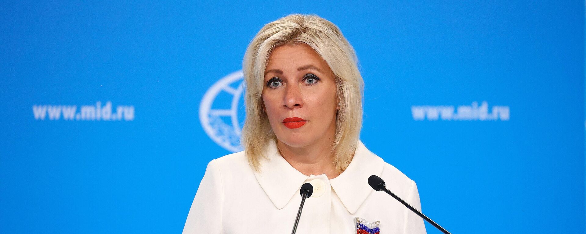 María Zajárova, portavoz de la Cancillería de Rusia  - Sputnik Mundo, 1920, 03.05.2025