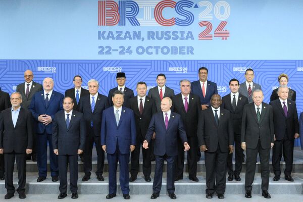 La cumbre de los BRICS en Kazán atrajo a un número récord de invitados pese al "régimen de sanciones", el 24 de octubre de 2024. La cumbre de los BRICS en Kazán atrajo a un número récord de invitados pese al "régimen de sanciones", el 24 de octubre de 2024. - Sputnik Mundo