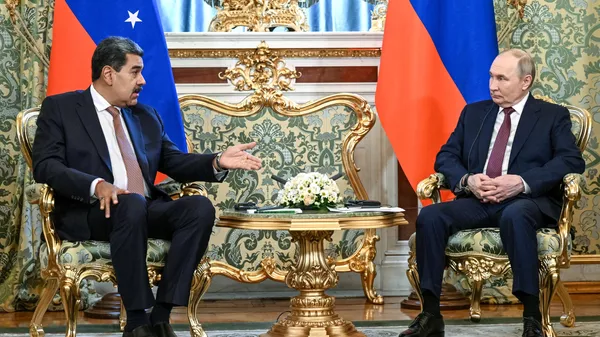 Nicolás Maduro, presidente de Venezuela; y Vladímir Putin, presidente de Rusia - Sputnik Mundo