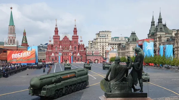 Desfile militar dedicado al 79.º aniversario de la Victoria en la Gran Guerra Patria  - Sputnik Mundo