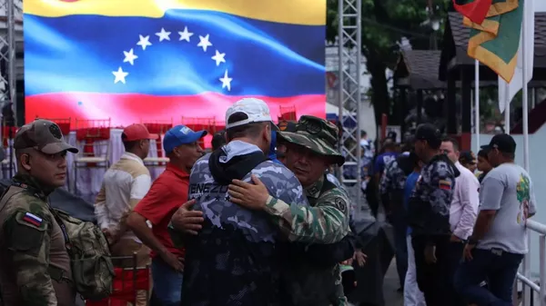 Celebración del 80 Aniversario del Día de la Victoria del Ejército Rojo sobre el Nazismo y el Fascismo en Caracas  - Sputnik Mundo