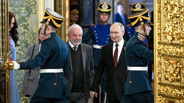 El presidente brasileño Lula da Silva y el mandatario ruso Vladímir Putin - Sputnik Mundo