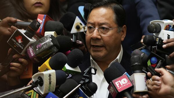 Luis Arce, presidente de Bolivia - Sputnik Mundo