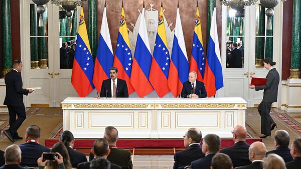 Nicolás Maduro y Vladímir Putin, presidentes de Venezuela y Rusia, respectivamente - Sputnik Mundo