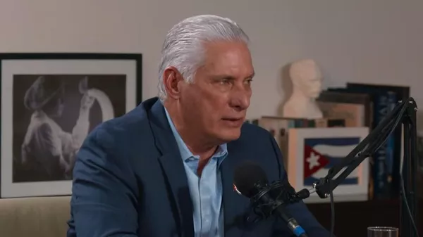 El presidente de Cuba, Miguel Díaz-Canel  - Sputnik Mundo