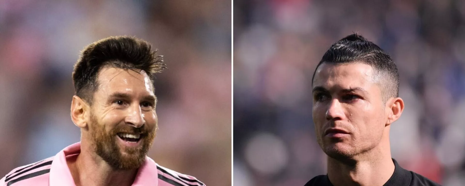 El delantero argentino Lionel Messi y el futbolista portugués Cristiano Ronaldo  - Sputnik Mundo, 1920, 18.05.2025