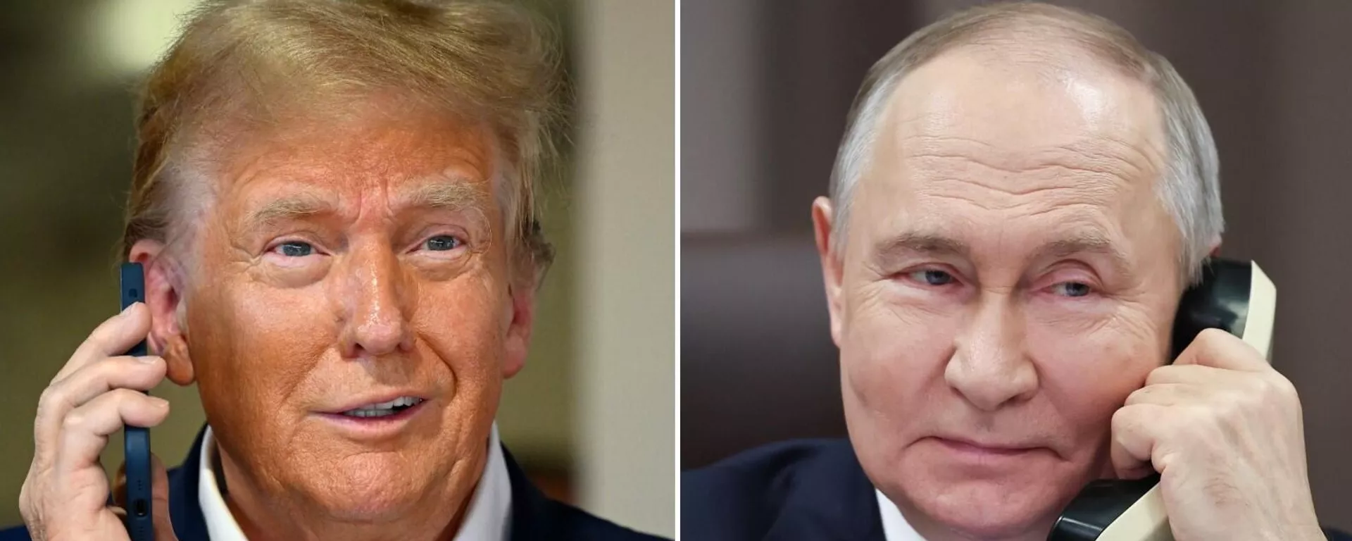 El presidente de EEUU, Donald Trump, y el presidente de Rusia, Vladímir Putin - Sputnik Mundo, 1920, 19.05.2025