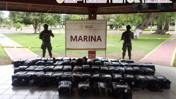 Aseguran en México 1.28 toneladas de cocaína valuada en más de 16 millones de dólares - Sputnik Mundo