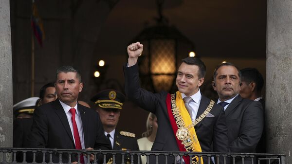 Daniel Noboa, presidente de Ecuador - Sputnik Mundo