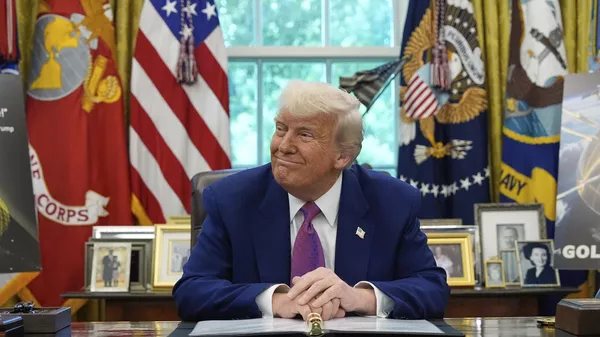 Donald Trump, presidente de EEUU - Sputnik Mundo