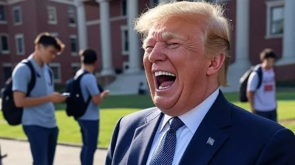 El presidente de EEUU, Donald Trump, ha iniciado una querella con la Universidad de Harvard. - Sputnik Mundo