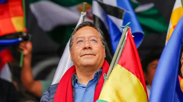Luis Arce, presidente de Bolivia - Sputnik Mundo