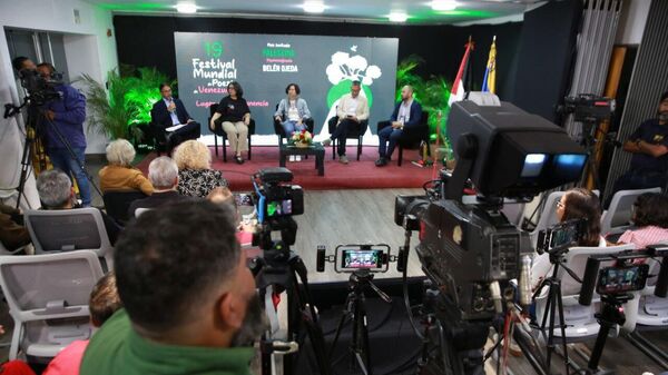 Presentación del 19° Festival Mundial de Poesía en Venezuela - Sputnik Mundo