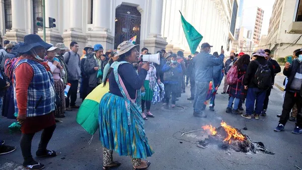 Protestas en Bolivia - Sputnik Mundo