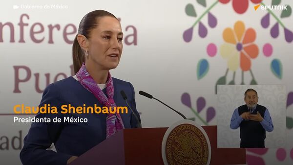 La gente estaba muy contenta de verlo: Sheinbaum celebra reaparición de AMLO - Sputnik Mundo