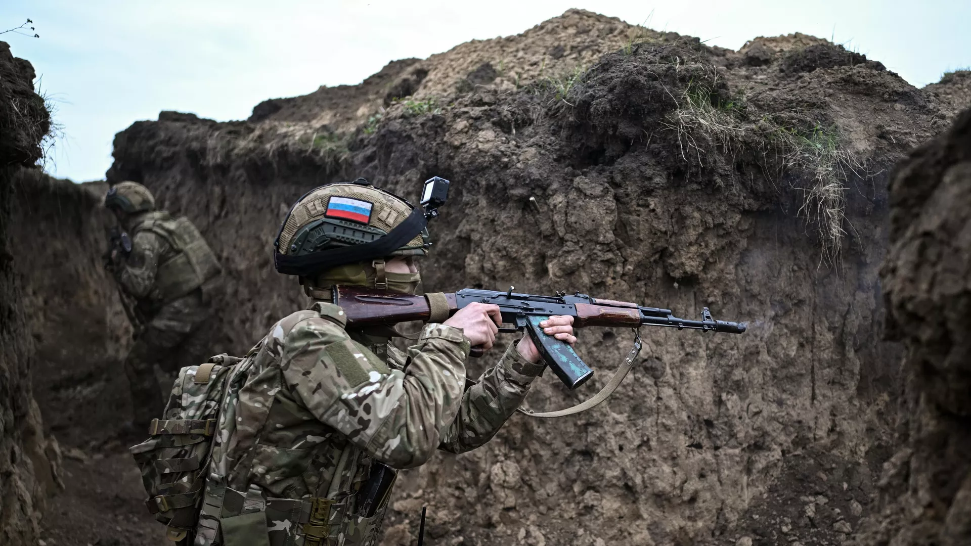 Soldados rusos durante la operación militar especial