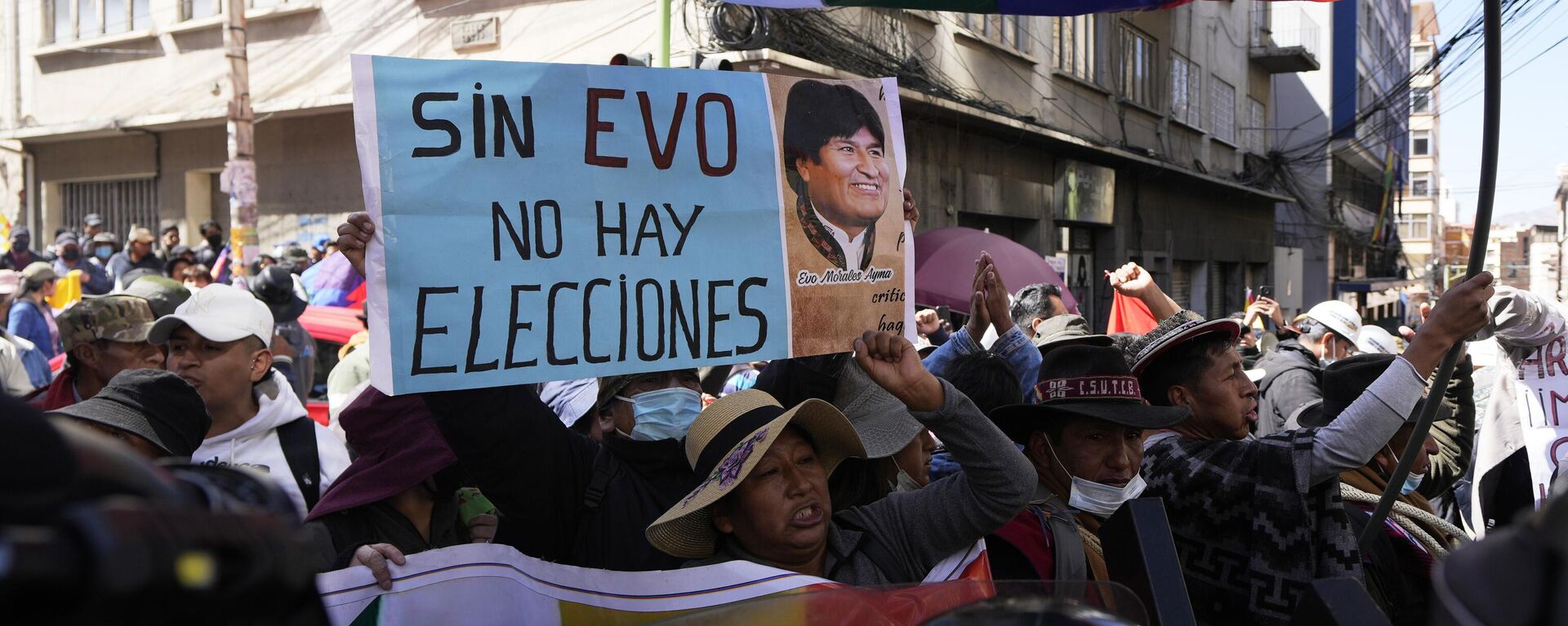 Las protestas en Bolivia han aumentado a lo largo del tiempo; tienen como fin presionar para que Evo Morales pueda ser candidato. - Sputnik Mundo, 1920, 06.06.2025
