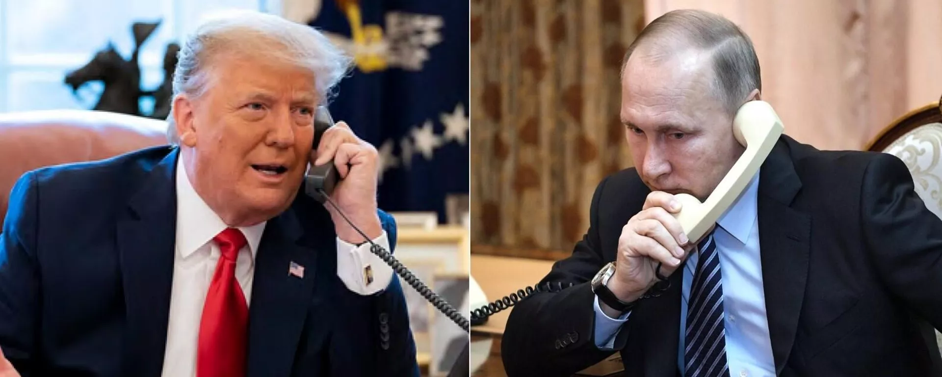 El presidente de EEUU, Donald Trump, y el presidente de Rusia, Vladímir Putin - Sputnik Mundo, 1920, 04.06.2025