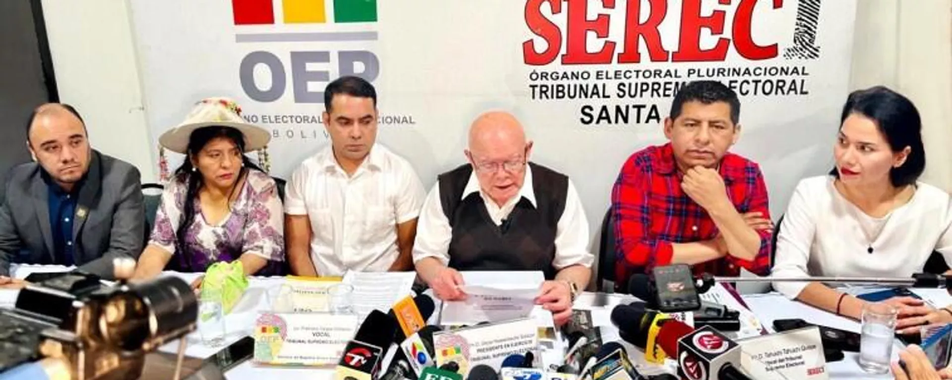 Presentación de la lista de candidatos habilitados para participar de las elecciones generales de Bolivia - Sputnik Mundo, 1920, 07.06.2025