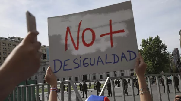 Protestas sociales en Chile - Sputnik Mundo