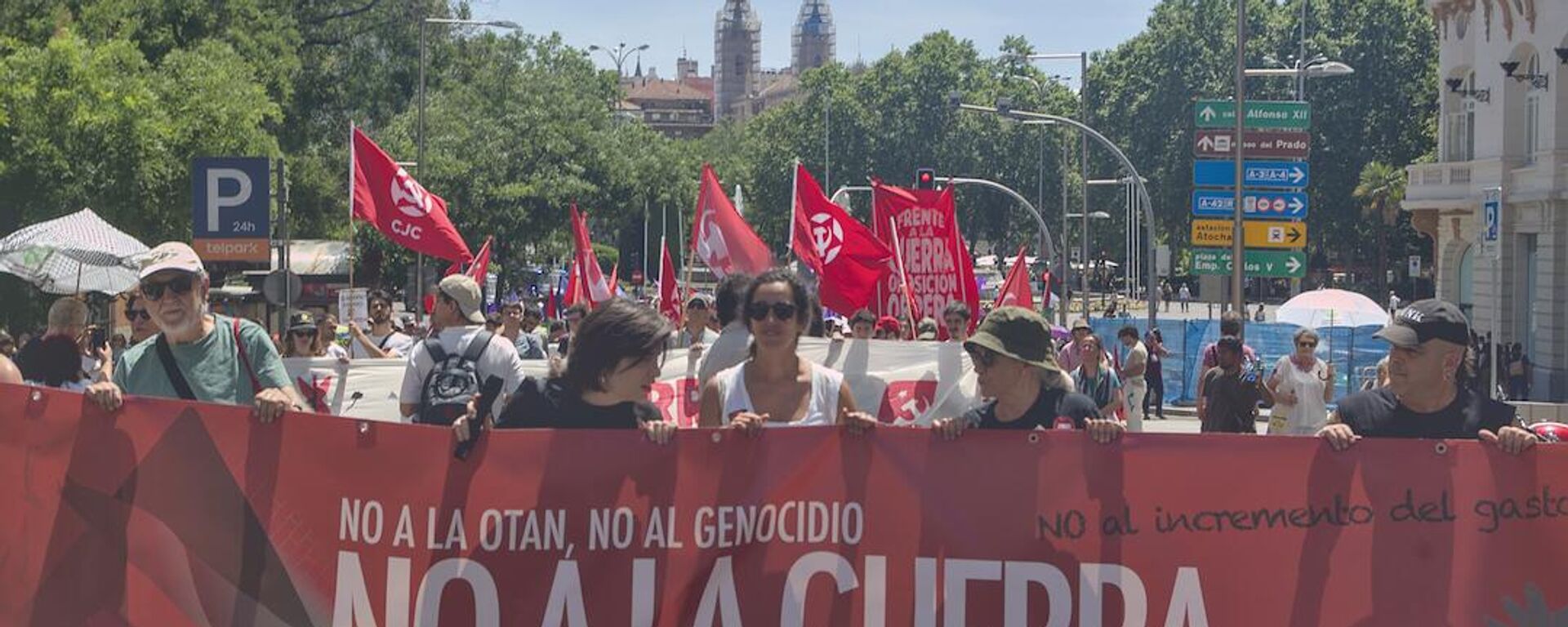 Manifestación en Madrid contra el rearme - Sputnik Mundo, 1920, 07.06.2025