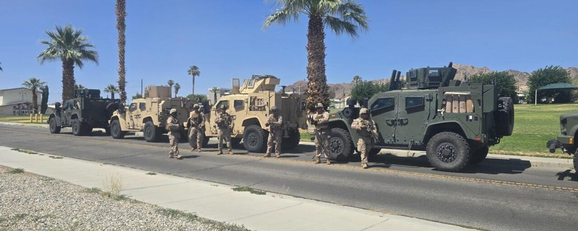 Gobierno de EEUU despliega centenares de marines tras protestas en Los Ángeles - Sputnik Mundo, 1920, 10.06.2025