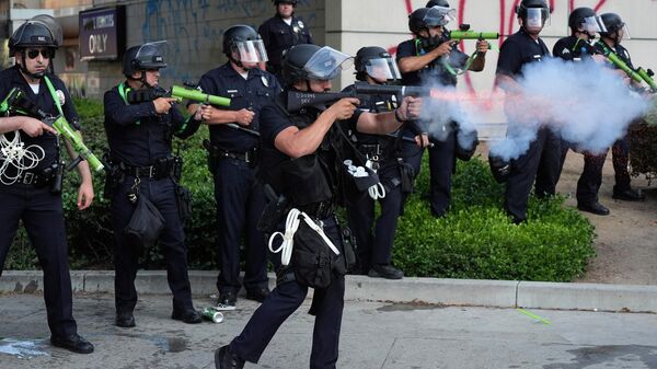 Protestas en California  - Sputnik Mundo