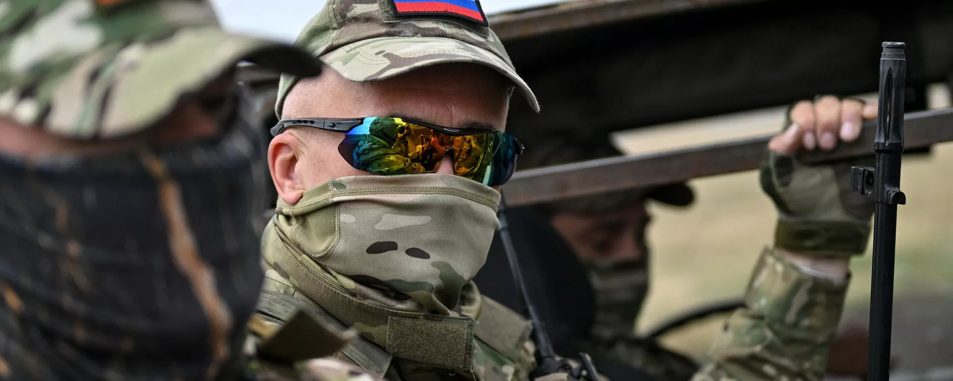 Soldados rusos en la zona de la operación militar especial  - Sputnik Mundo, 1920, 13.06.2025