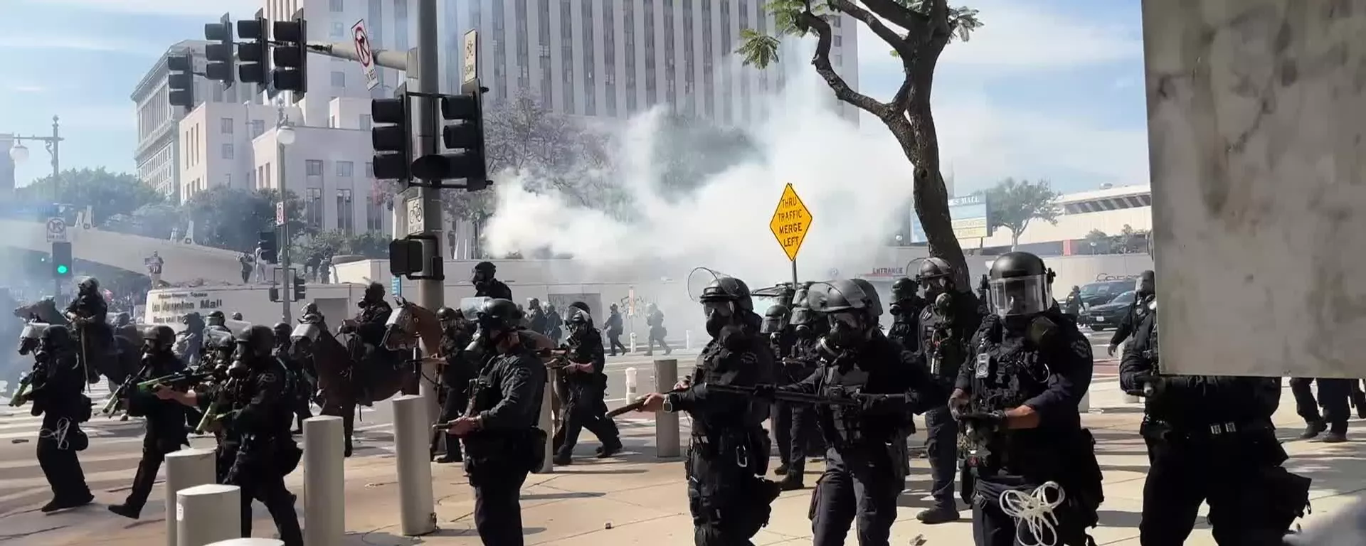 🪧 Eso es poderoso: decenas de miles de personas protestan contra la política de Trump en Los Ángeles - Sputnik Mundo, 1920, 15.06.2025