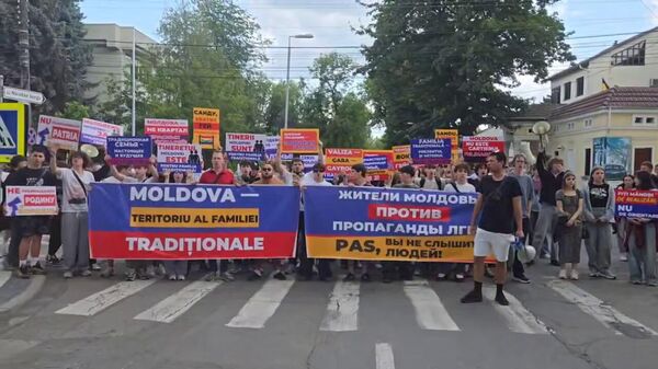Protesta en Moldavia - Sputnik Mundo