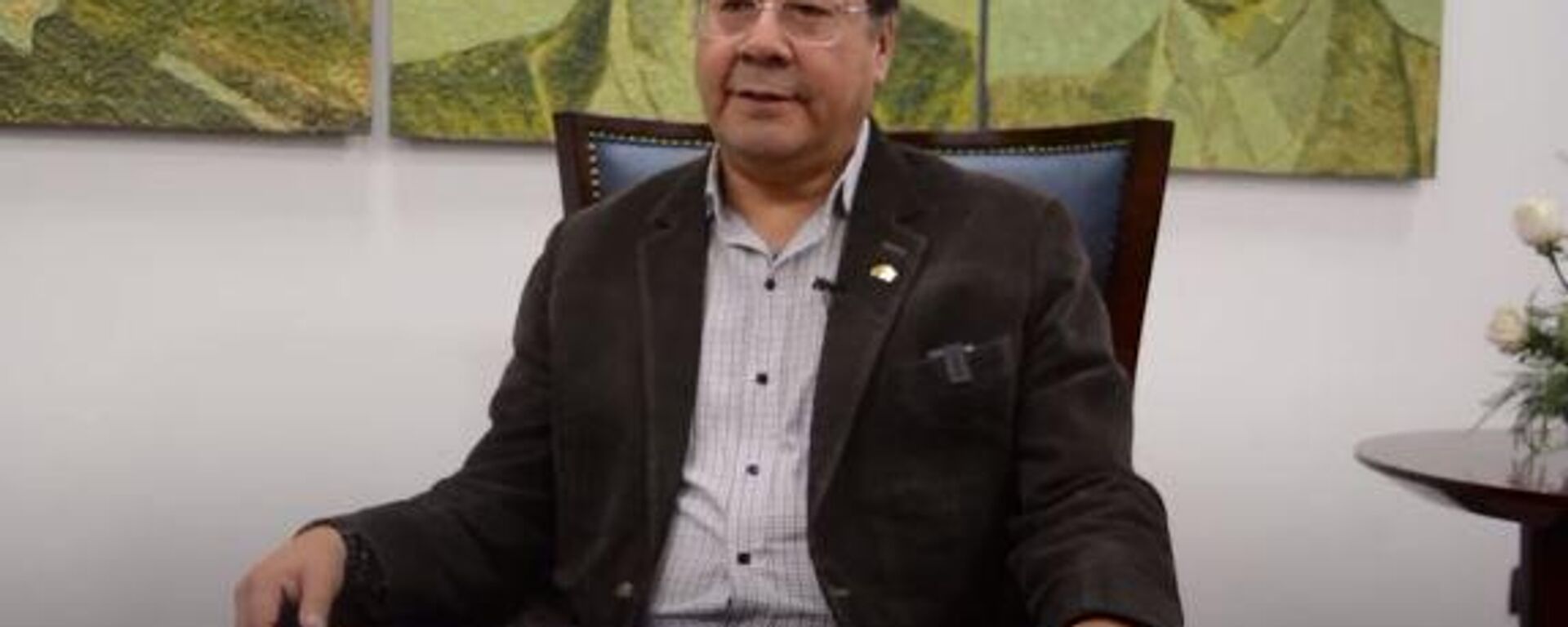 El presidente de Bolivia, Luís Arce, ofrece entrevista a Sputnik - Sputnik Mundo, 1920, 19.06.2025